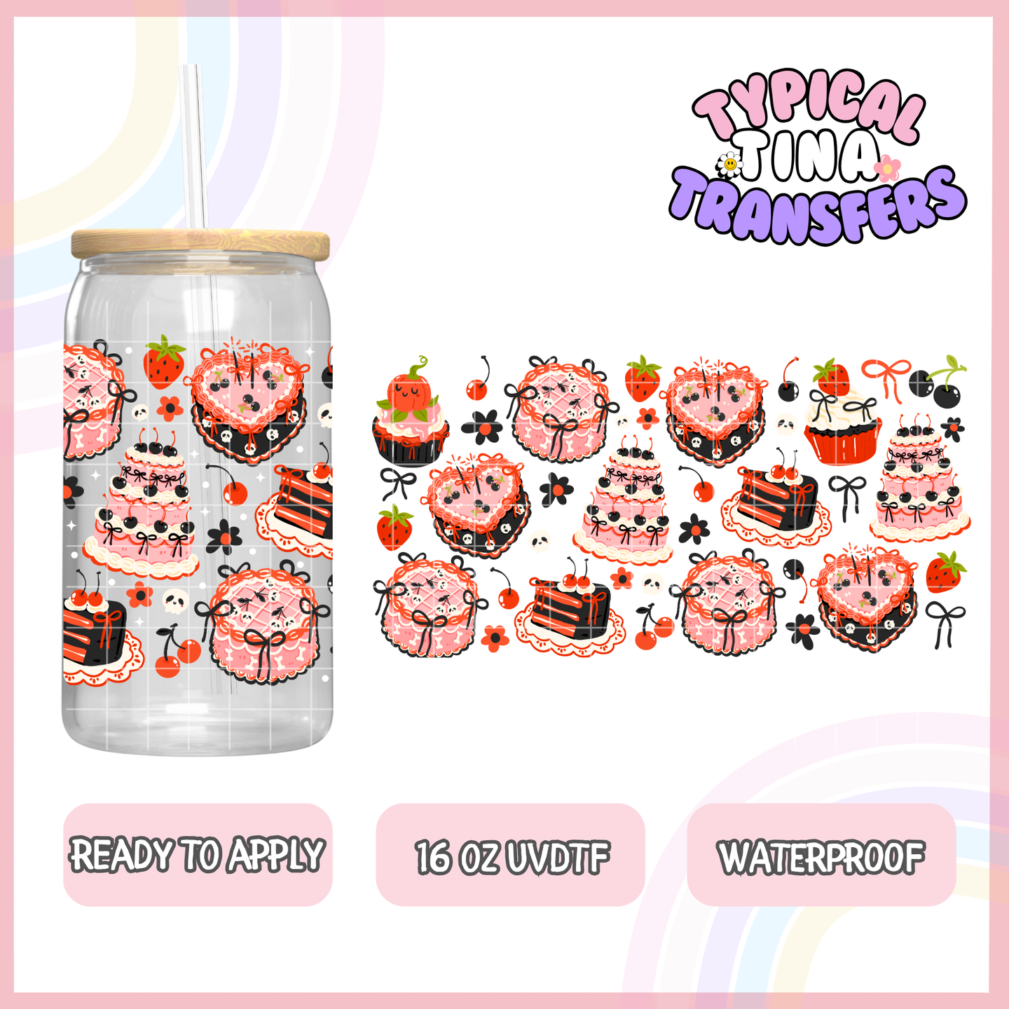 UVDTF #8358 | 16oz UVDTF Wrap | POD